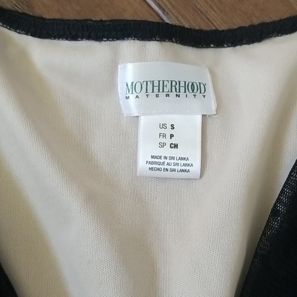 Semi-formal black maternity dress - Picture 3 of 7